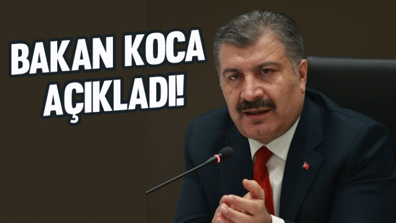 Bakan Koca haftalık vaka haritasını paylaştı