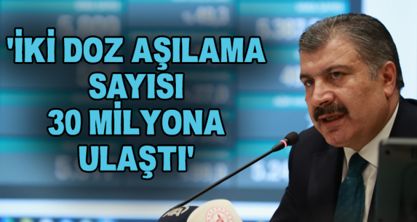 Bakan Koca İki Doz Aşılama Sayısını Açıkladı!