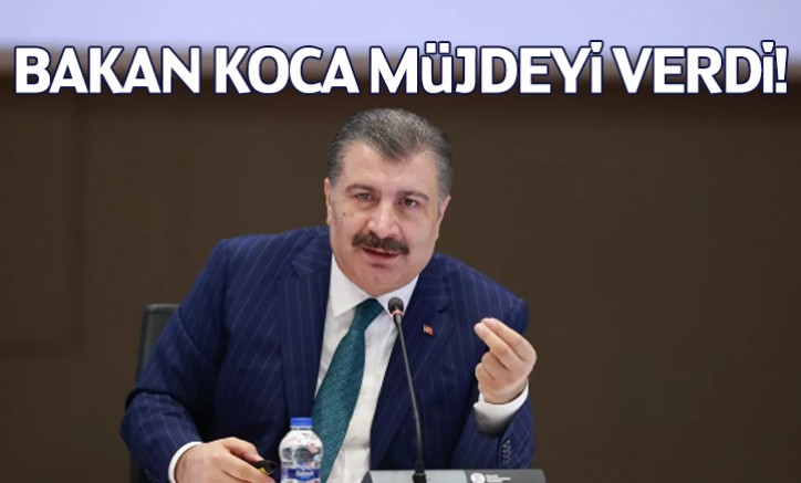 Bakan Koca müjdeyi verdi!