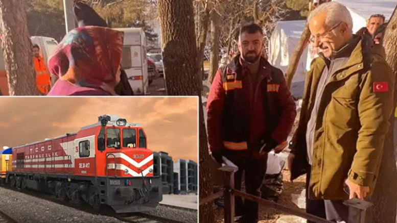 Bakan Uraloğlu:170’inci yardım treni deprem bölgesine ulaştı