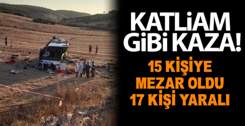 Balıkesir'de Yolcu Otobüsü Takla Attı: 14 Ölü, 18 Yaralı
