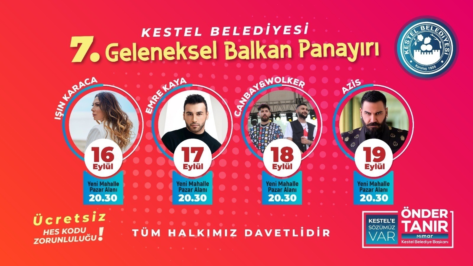 Balkan Panayırında Dünyaca Ünlü Sanatçı Azis Sahne Alacak