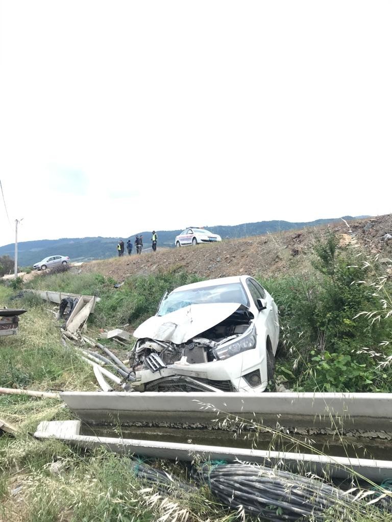 Başhekim Özyaşar Trafik Kazası Geçirdi