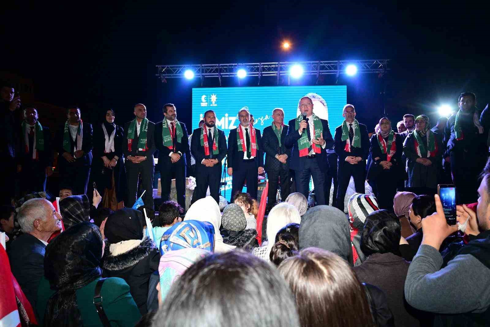 Başkan Aktaşa Gürsuda Sevgi Seli
