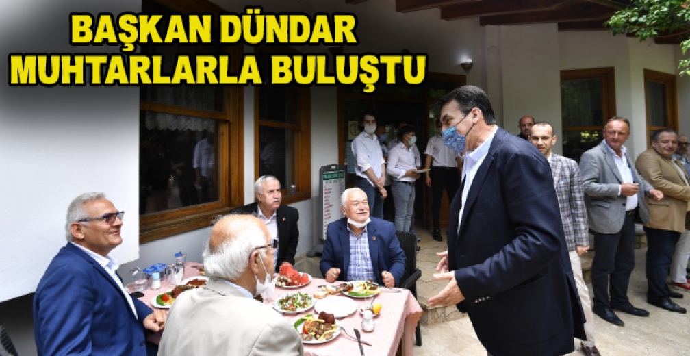 Başkan Dündar Muhtarlar İle Buluştu