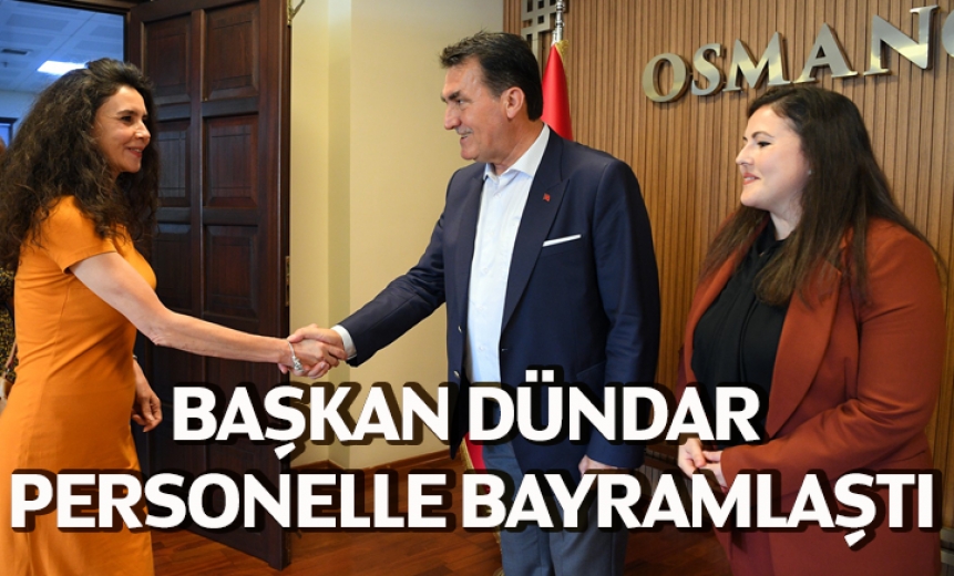 Başkan Dündar Personelle Bayramlaştı