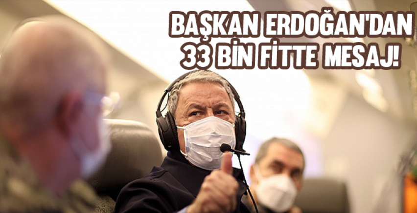 Başkan Erdoğan'dan 33 bin fitte mesaj!