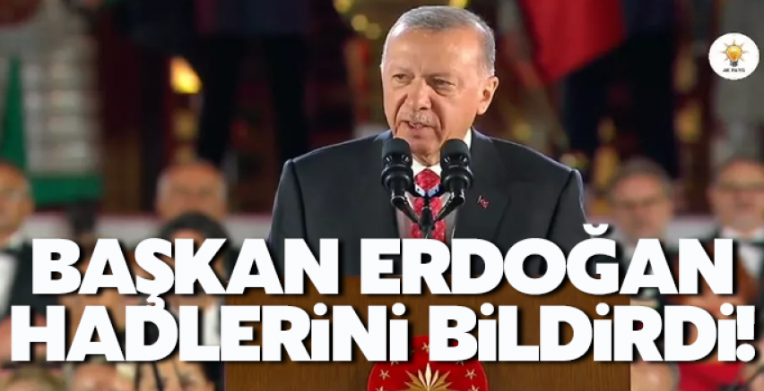 Başkan Erdoğan hadlerini bildirdi!