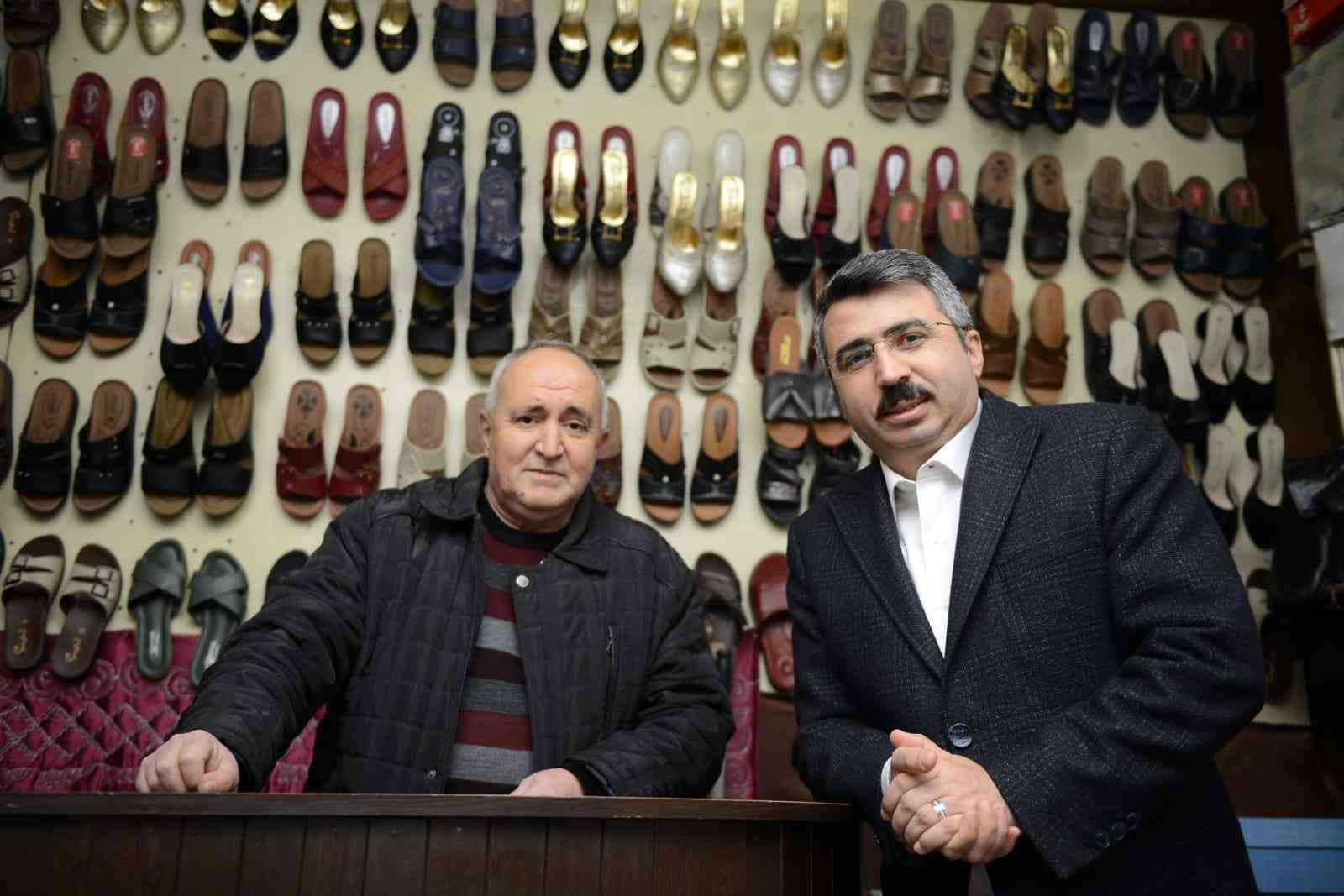 Başkan Yılmaz'dan Esnafa Ziyaret
