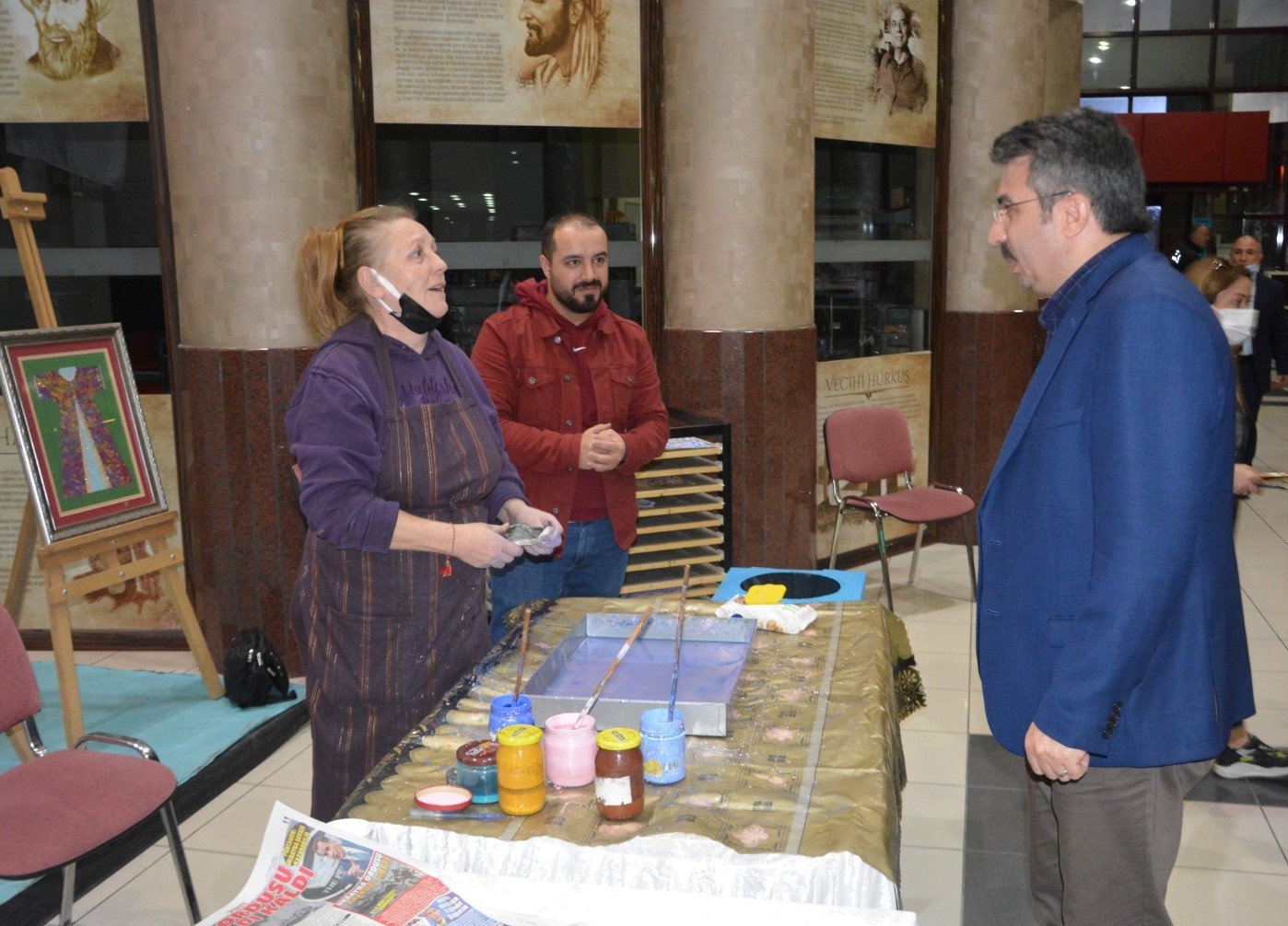 Başkan Yılmaz'dan YILMEK Kursiyerlerine Ziyaret