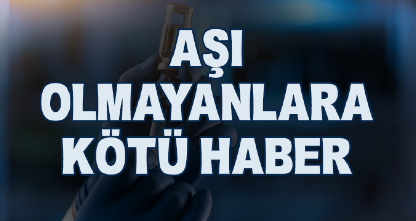 Beklenen Pik Aşı Olmayanların Pandemisi Olacak