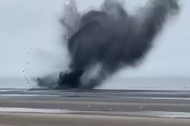 Belçika’da 2. Dünya Savaşı’ndan kalma bomba patladı