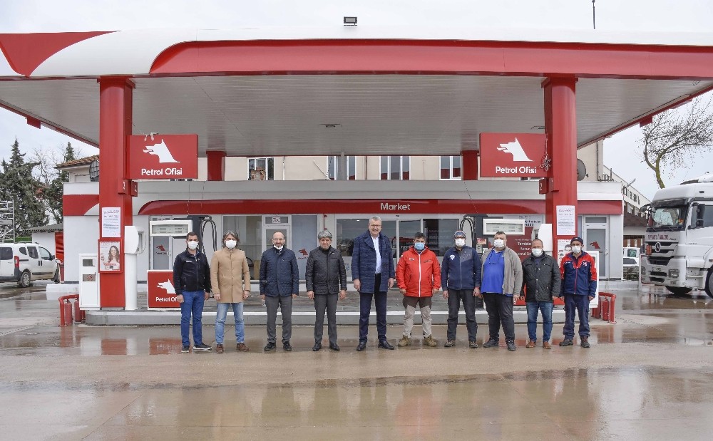 Belediye'ye Ait Benzinlik Yenilenmiş Yüzüyle Hizmete Girdi