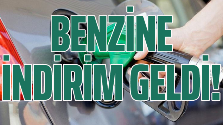 Benzine indirim geldi!