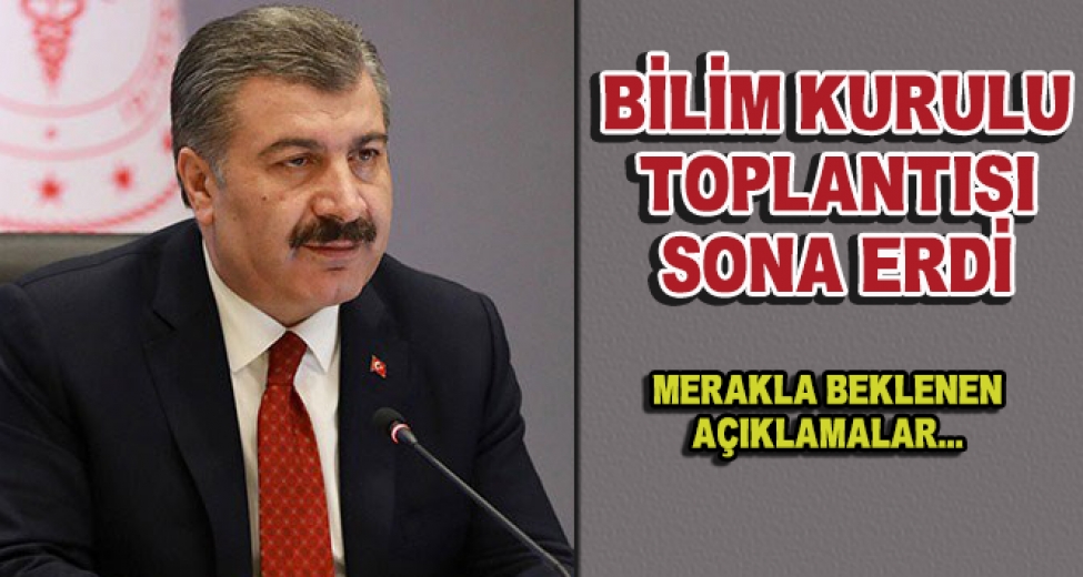 Bilim Kurulu Sonrası İki Bakan'dan Açıklamalar...
