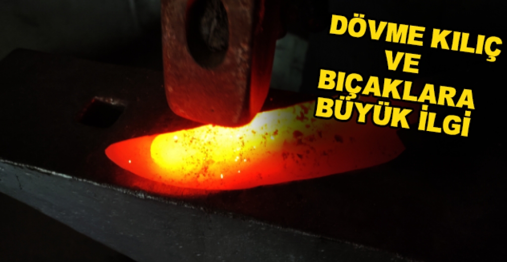 Binlerce Yıllık Teknikle Yapılan Bıçak Ve Kılıçlara Büyük İlgi