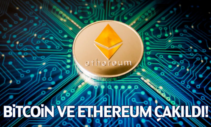 Bitcoin ve Ethereum çakıldı