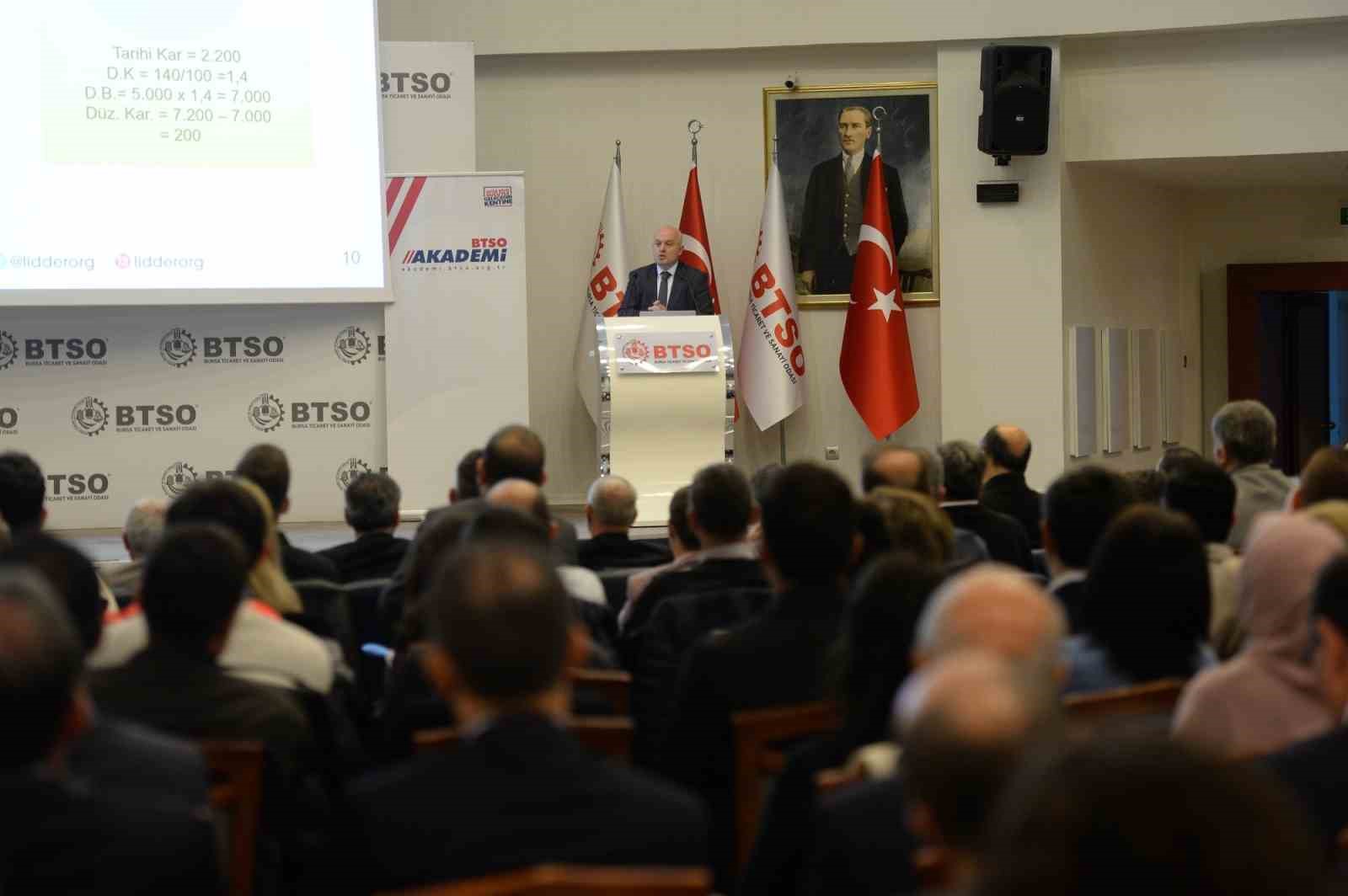 Btso Akademide ‘Enflasyon Muhasebesi Eğitimine Büyük İlgi