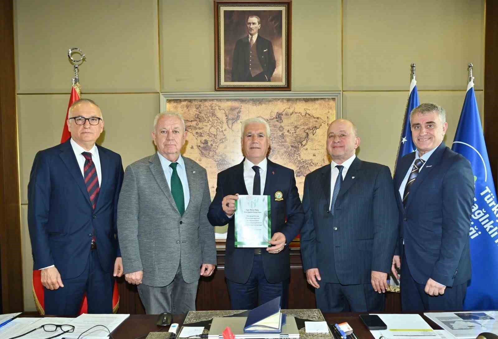 Bursa Büyükşehir Belediye Başkanı Mustafa Bozbey, Bursaspor Divan Kurulu İle Görüştü