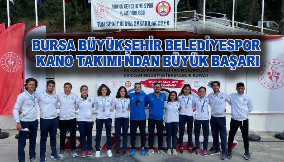 Bursa Büyükşehir Belediyespor Kano Takımından Büyük Başarı
