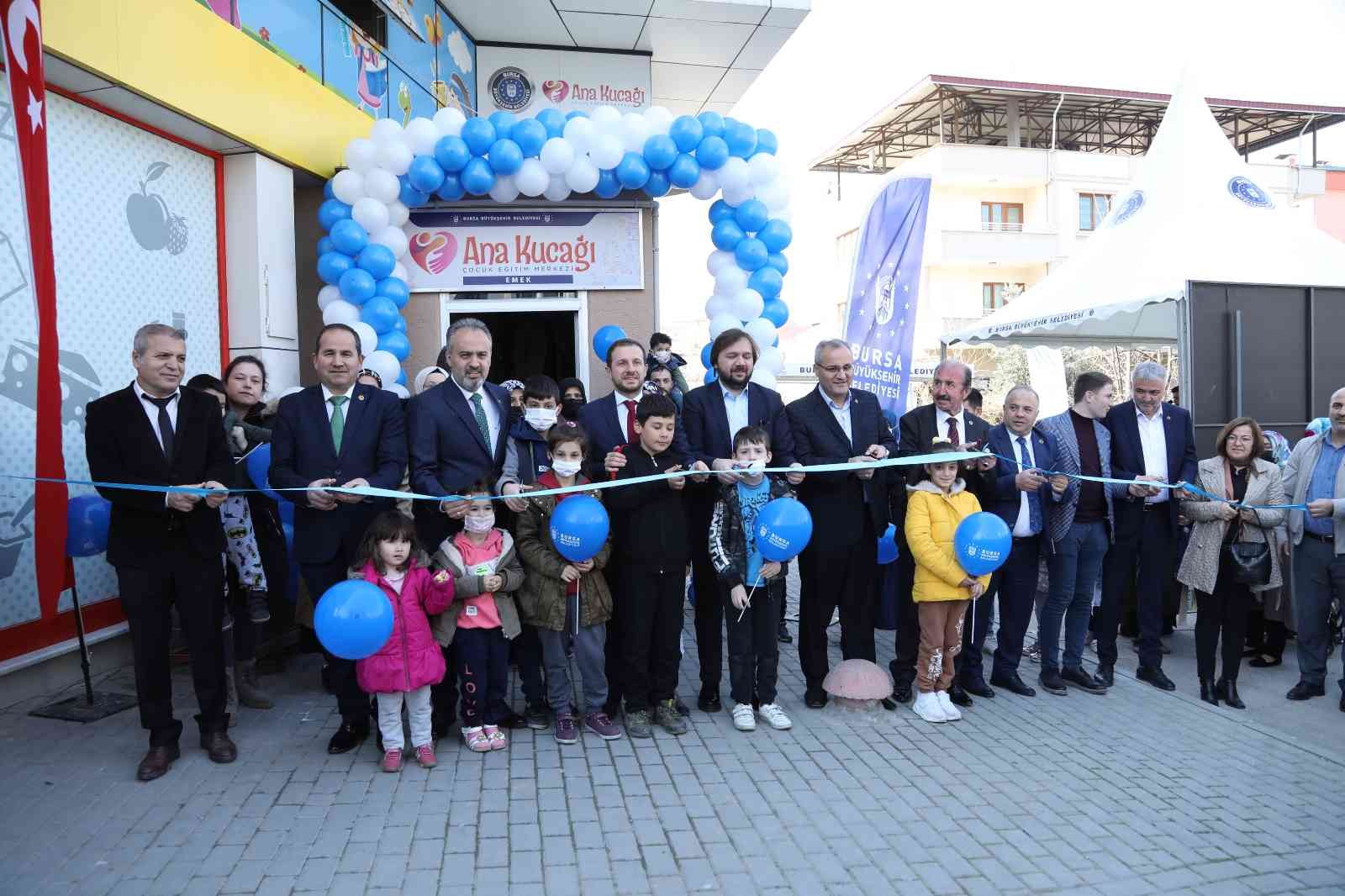 Bursa Büyükşehirden Ana Kucağı Eğitim Merkezleri Zincirine Yeni Halka