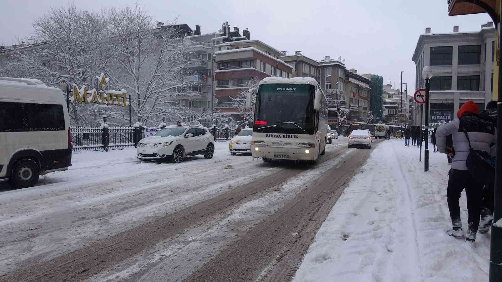 Bursa Büyükşehirden Kar Uyarısı