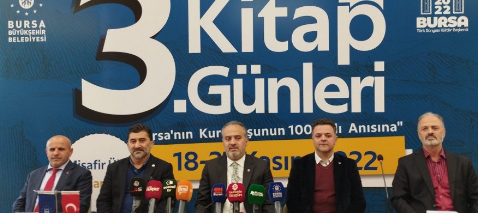 Bursa'da 3. Kitap Günleri başlıyor