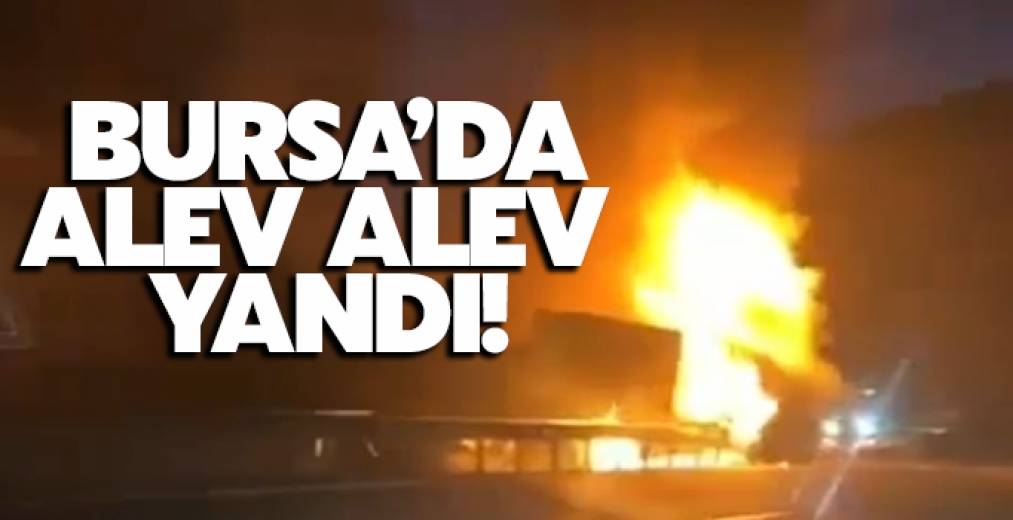 Bursa'da Alev Alev Yandı!