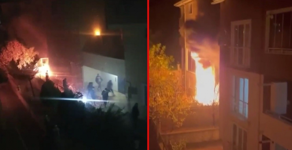 Bursa'da Apartman Dairesinde Korkutan Yangın