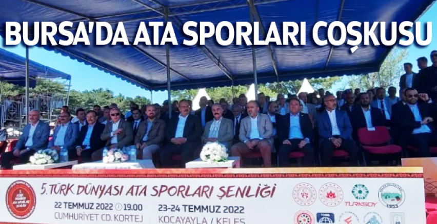 Bursa'da Ata Sporları Şenliği Coşkusu