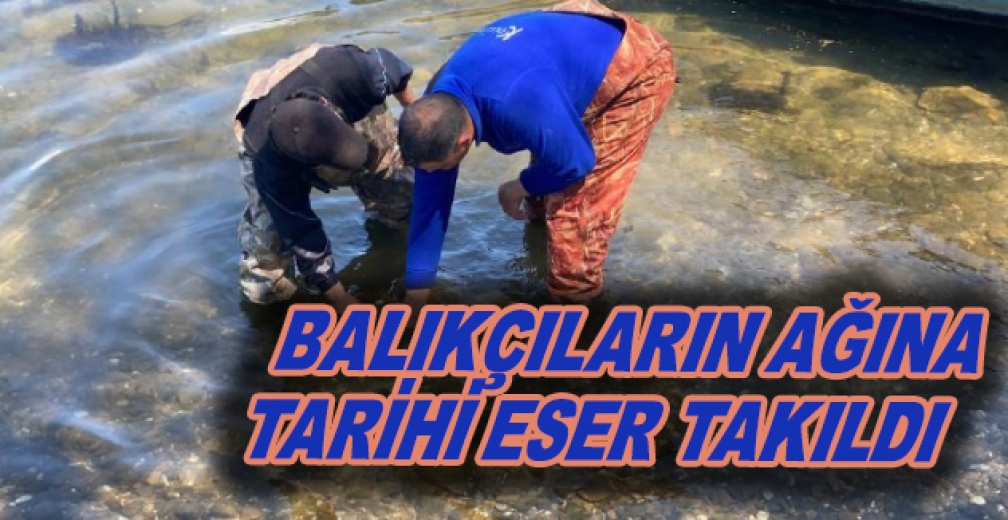 Bursa'da Balıkçıların Ağına Tarihi Eser Takıldı