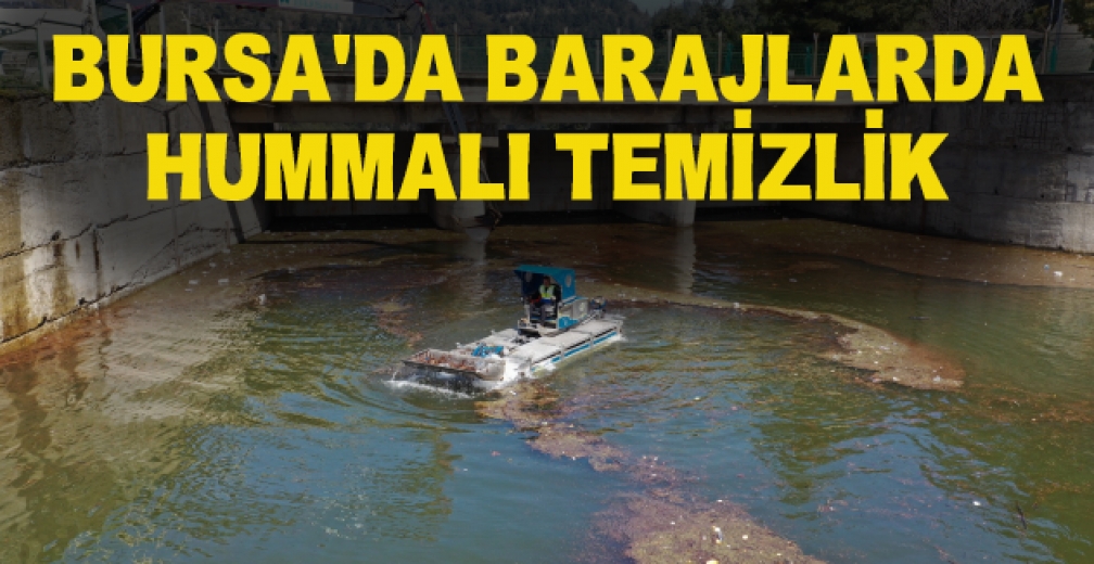 Bursa'da Barajlarda Hummalı Temizlik