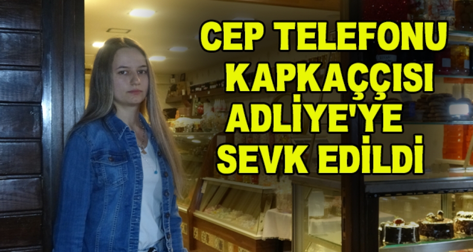 Bursa'da Cep Telefonu Kapkaççısı Adliyeye Sevk Edildi