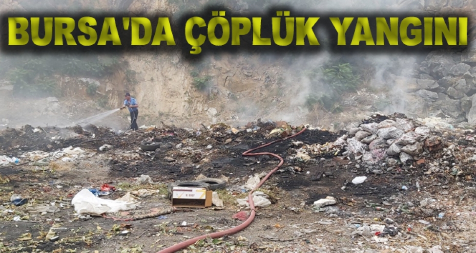 Bursa'da Çöplük Yangını