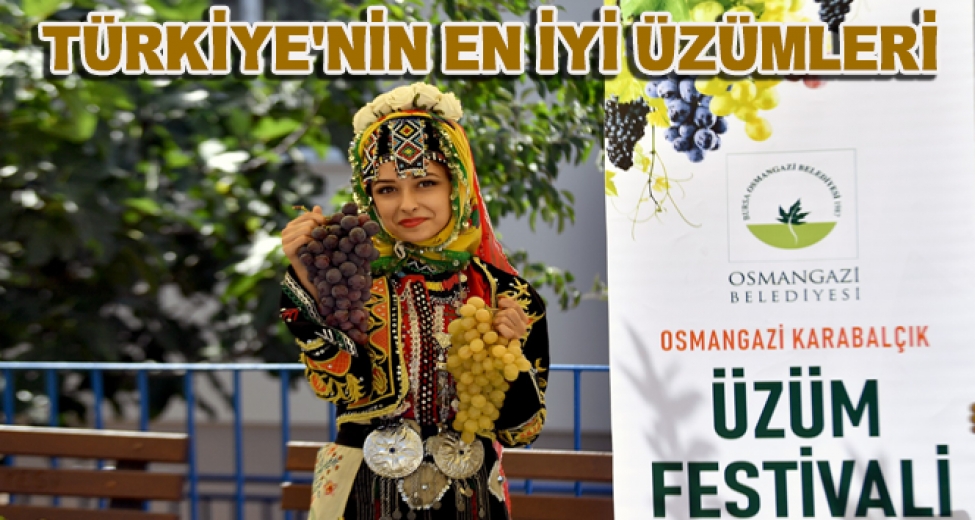 Bursa'da En Güzel Üzümler Yarıştı