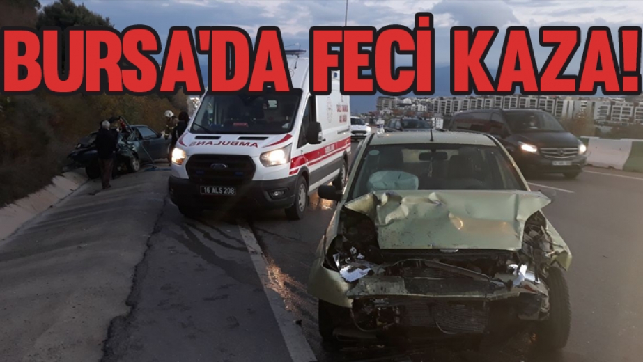 Bursa'da Feci Kaza!