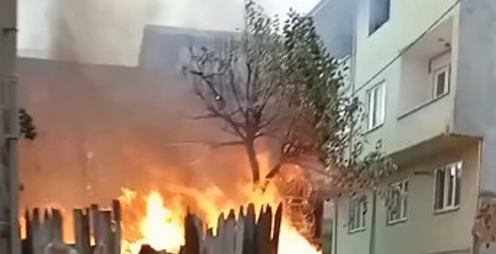 Bursa'da Feci Yangın