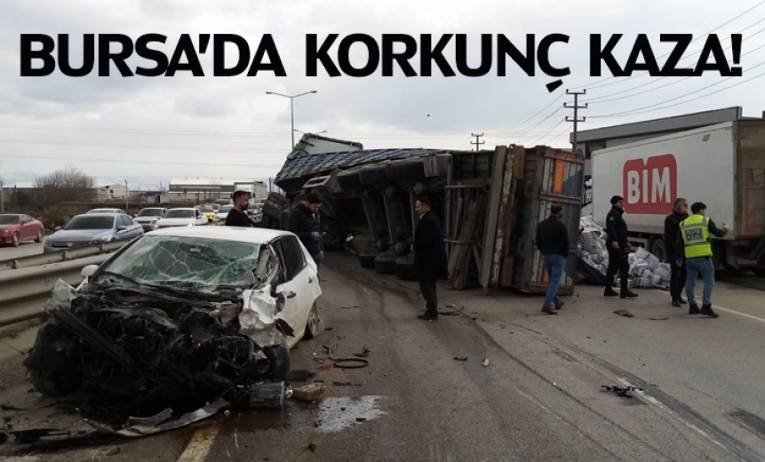 Bursa'da Korkunç Kaza!