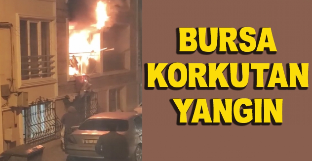 Bursa'da Korkutan Yangın