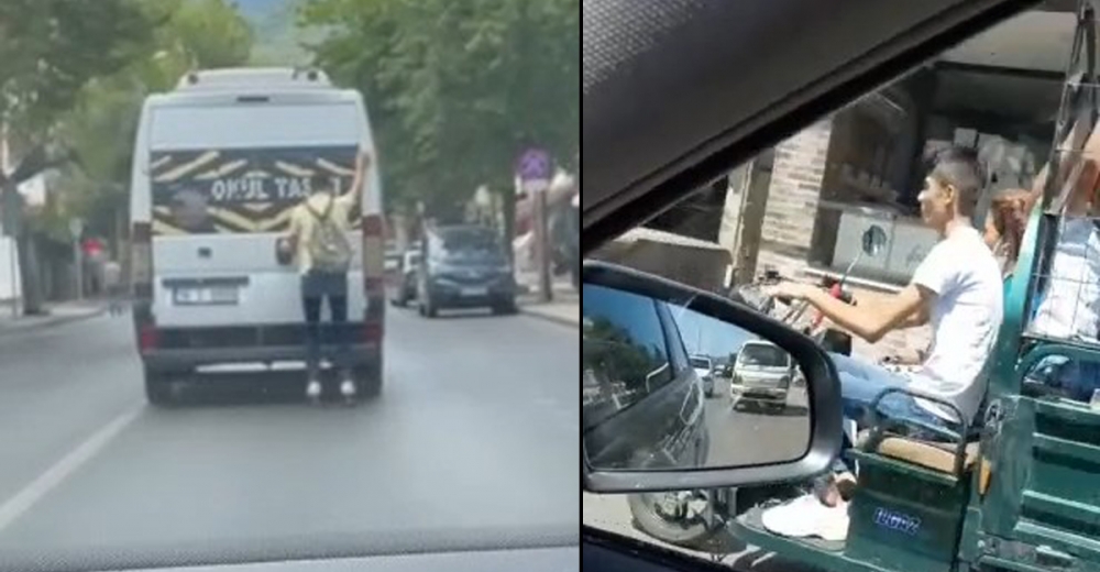 Bursa'da Tehlikeli Yolculuk!