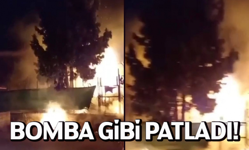 Bursa'da Trafo Bomba Gibi Patladı