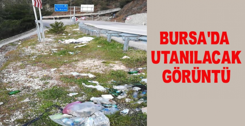 Bursa'da Utanılacak Görüntü