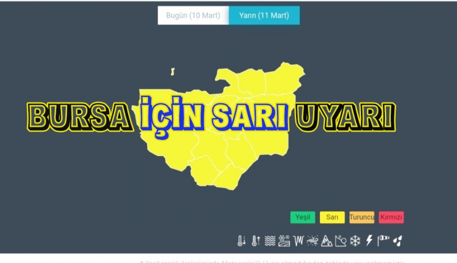 Bursa İçin Son Dakika Uyarısı