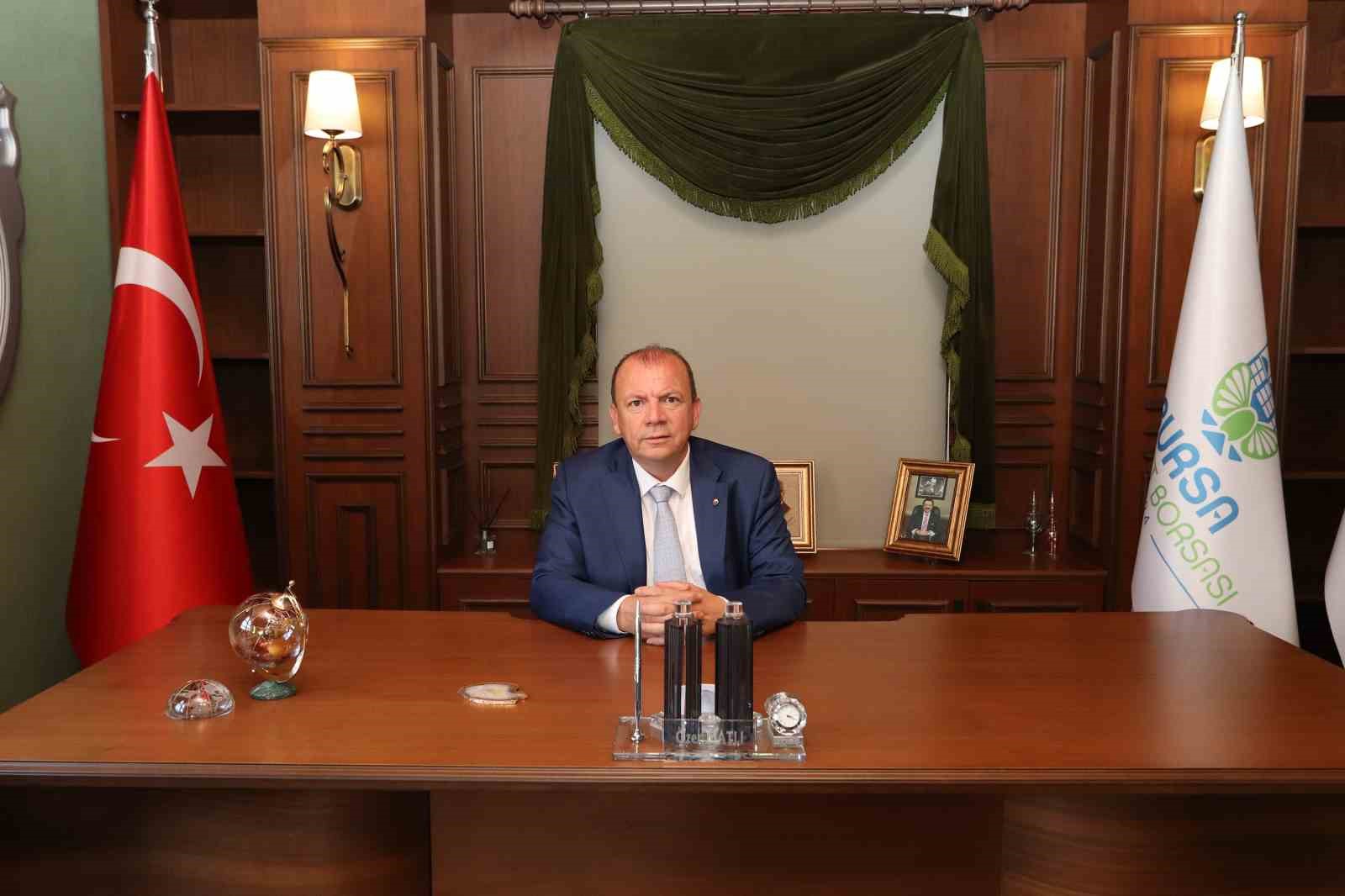 Bursa Ticaret Borsası Başkanı Özer Matlı Cumhuriyetin 100. Yılını Kutladı