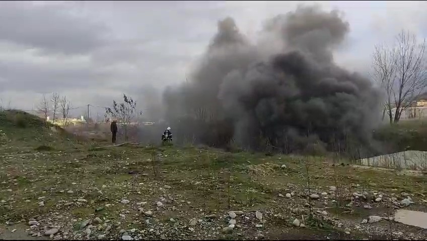 Bursada 100. Yıl Atatürk Stadyumunda Yangın Paniği