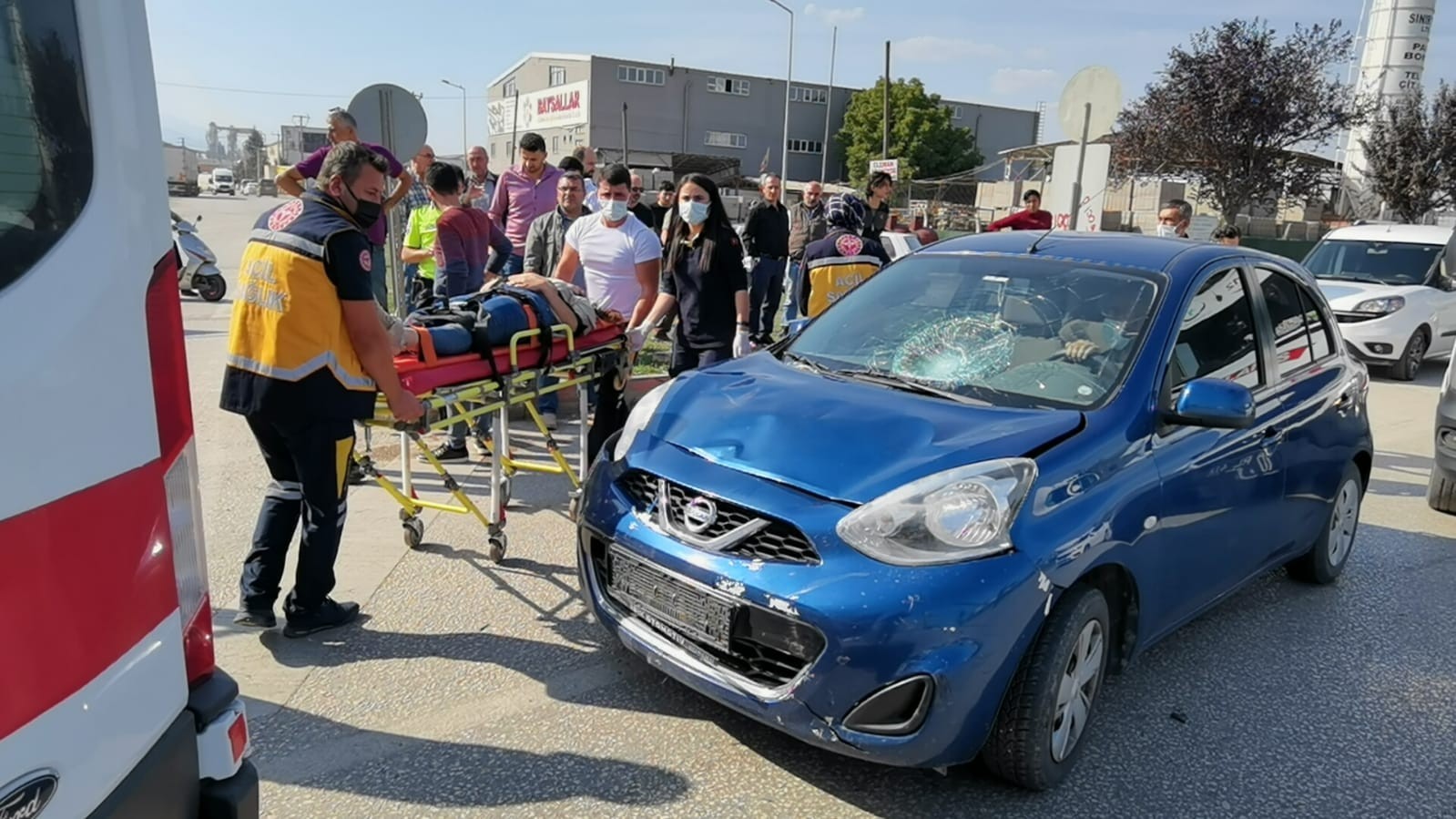 Bursada Anne Ve Kızının Ölümden Döndüğü Kaza Kamerada