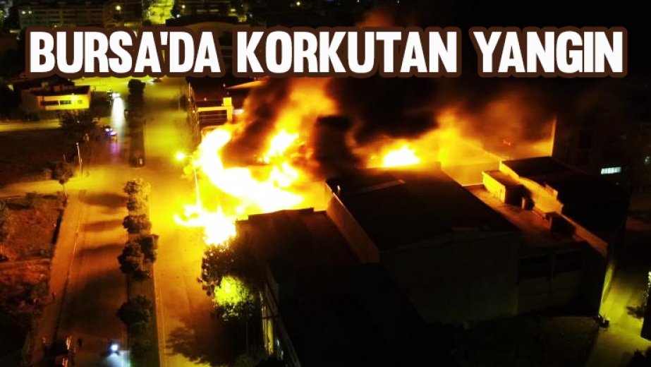 Bursada Et Deposunda Korkutan Yangın