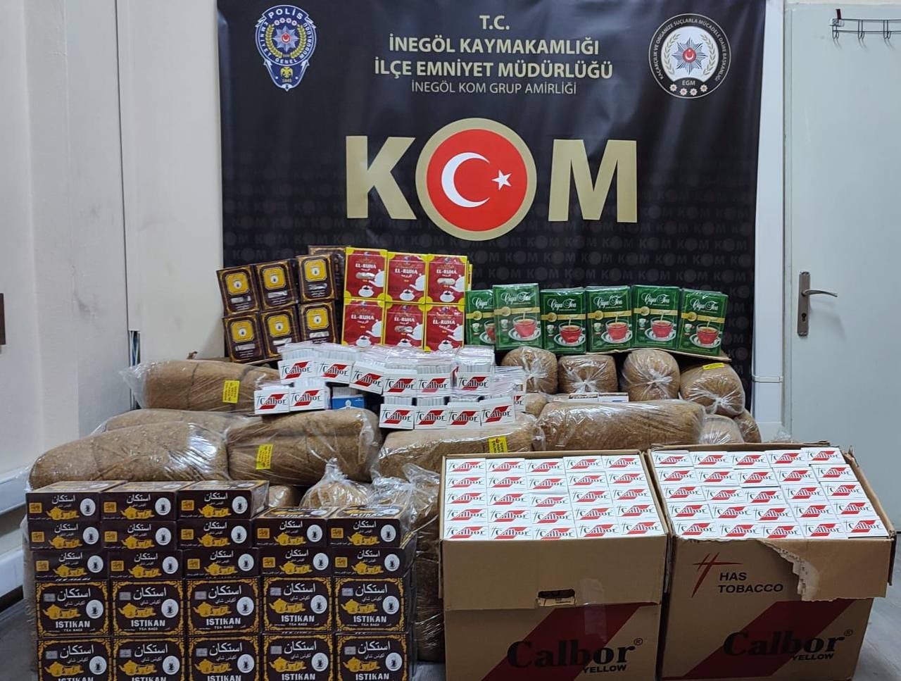 Bursa'da Kaçak Tütün Operasyonu