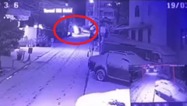Bursa'da Karda Takla Atan Cip Saniye Saniye Kameralarda