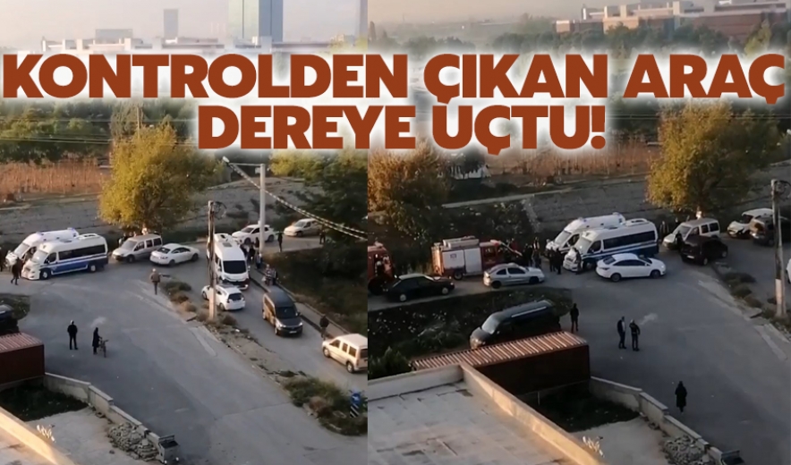 Bursada Kontrolden Çıkan Araç Dereye Uçtu